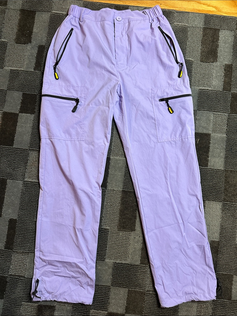 Lilac Track Pants with Zip Pockets - Women